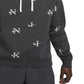 Moletom Nike Masculino Estampado Club Fleece Cinza Tamanho X-G