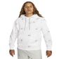 Moletom Nike Masculino Estampado Club Fleece Branco Tamanho XX-G