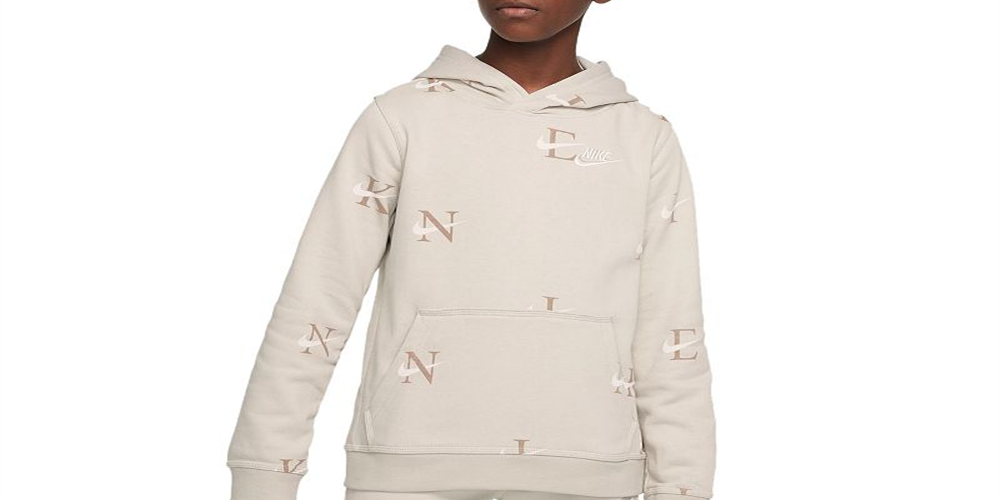 Conjunto de agasalho infantil Nike Boy's, branco, tamanho médio