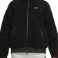 Jaqueta Nike Sportswear Swoosh Plush Fleece Feminina Preta Tamanho Médio