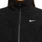 Jaqueta Nike Sportswear Swoosh Plush Fleece Feminina Preta Tamanho Médio