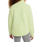 Suéter Nike Big Girls Sportswear Club Fleece com meio zíper, verde, tamanho G