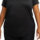 Camiseta Nike Dri FIT Feminina Preta Tamanho XXG