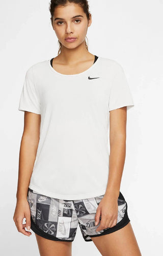 Camiseta Nike Dri FIT Feminina Branca Tamanho XXG