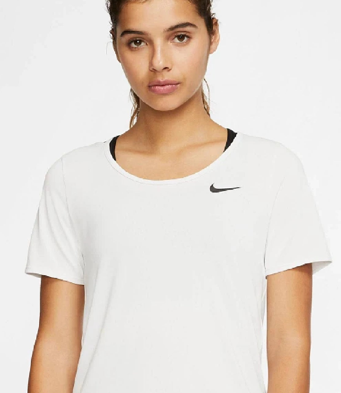 Camiseta Nike Dri FIT Feminina Branca Tamanho XXG