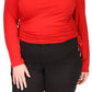 Blusa franzida feminina Michael Kors vermelha tamanho 3X