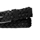 Cinto social masculino Michael Kors em couro trançado, preto, tamanho 34