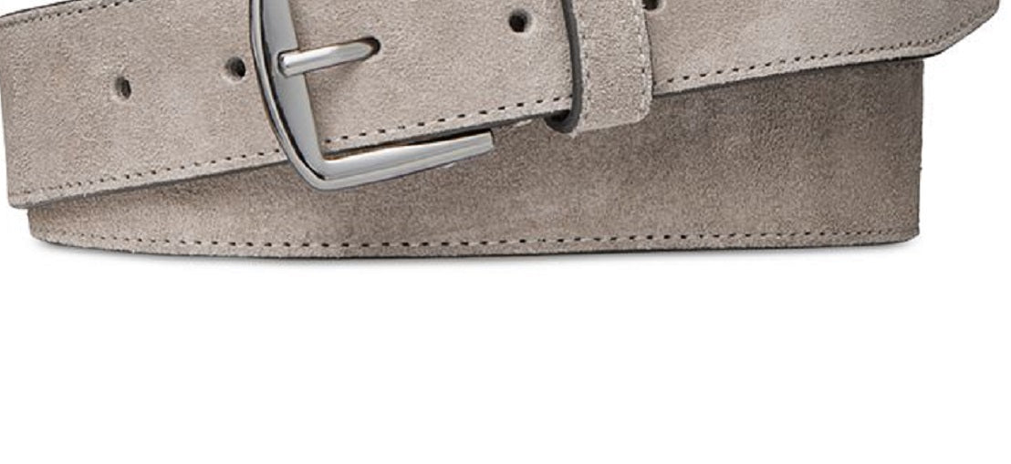 Cinto social masculino de camurça Michael Kors cinza tamanho 34