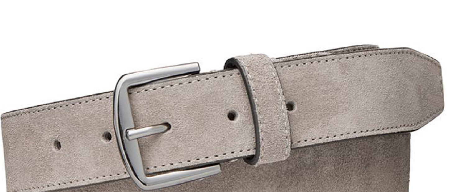 Cinto social masculino de camurça Michael Kors cinza tamanho 34