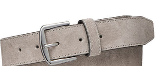 Cinto social masculino de camurça Michael Kors cinza tamanho 34