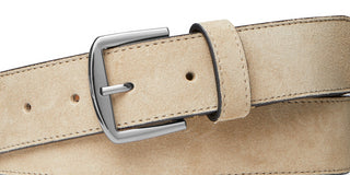 Cinto social masculino de camurça Michael Kors cinza tamanho 34