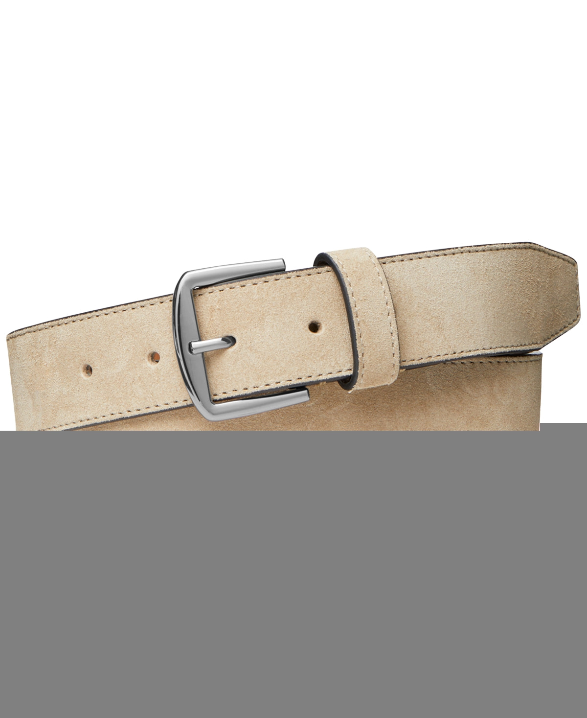Cinto social masculino de camurça Michael Kors cinza tamanho 38