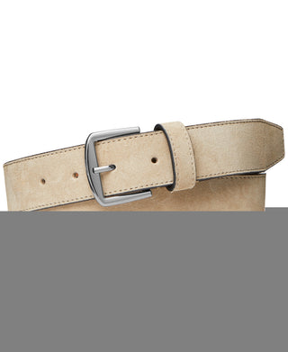 Cinto social masculino de camurça Michael Kors cinza tamanho 38