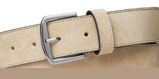 Cinto social masculino de camurça Michael Kors cinza tamanho 38