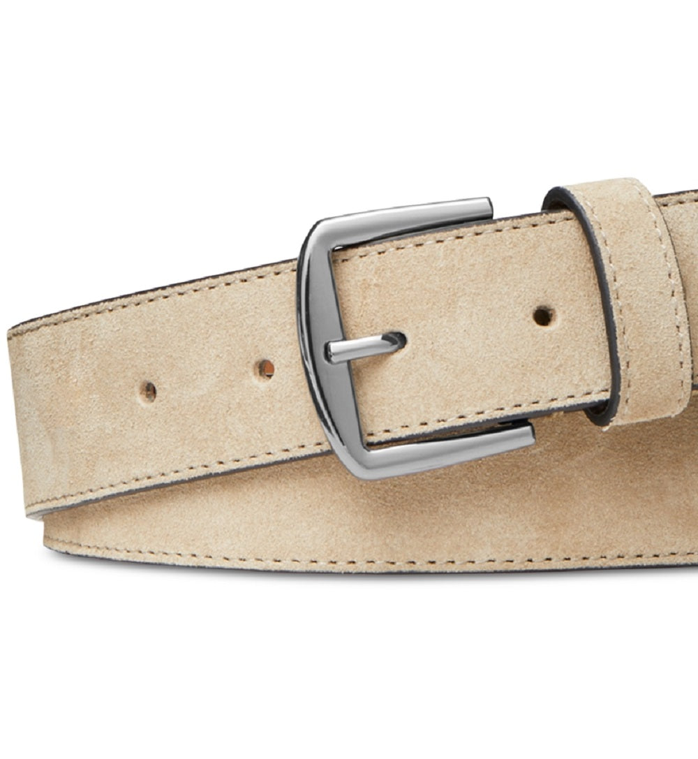Cinto social masculino de camurça Michael Kors, marrom, tamanho 42