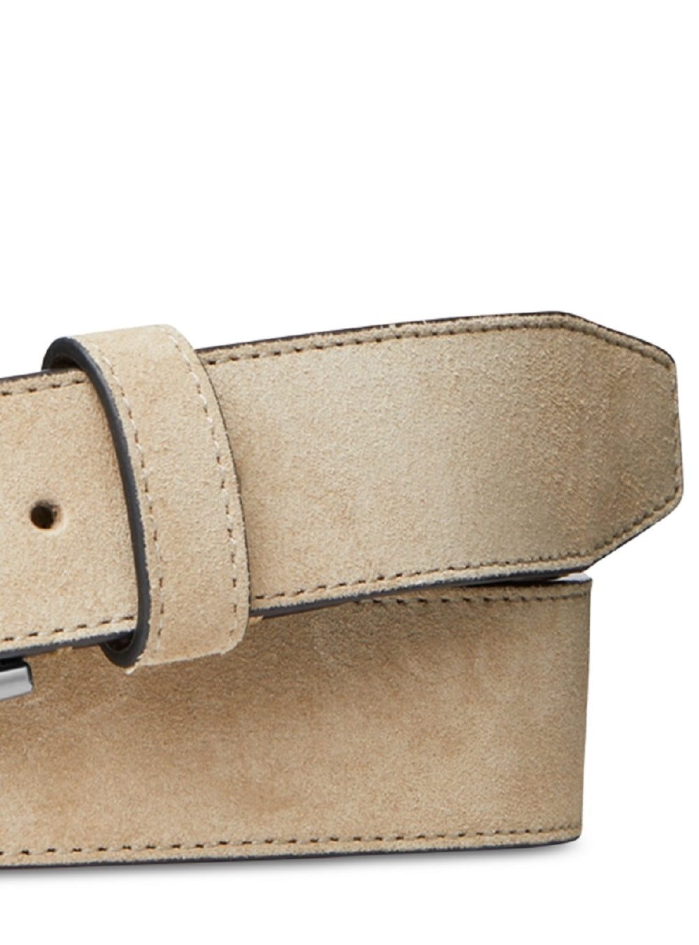 Cinto social masculino de camurça Michael Kors, marrom, tamanho 42