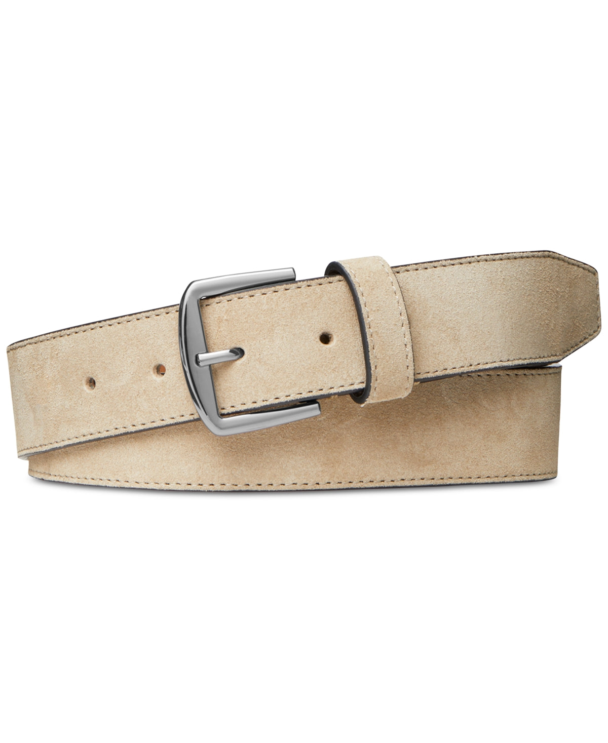 Cinto social masculino de camurça Michael Kors, marrom, tamanho 42