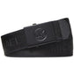 Cinto deslizante com fita de logotipo Michael Kors masculino, preto, tamanho 32