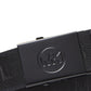 Cinto deslizante com fita de logotipo Michael Kors masculino, preto, tamanho 32