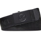 Cinto deslizante com fita de logotipo Michael Kors feminino, preto, tamanho 38