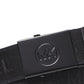 Cinto deslizante com fita de logotipo Michael Kors feminino, preto, tamanho 38