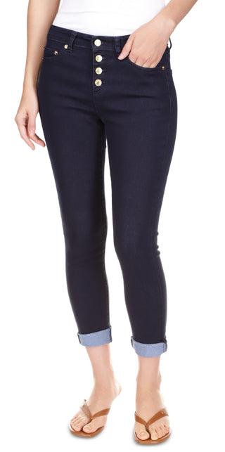 Calça jeans skinny Izzy feminina Michael Kors, azul, tamanho 10