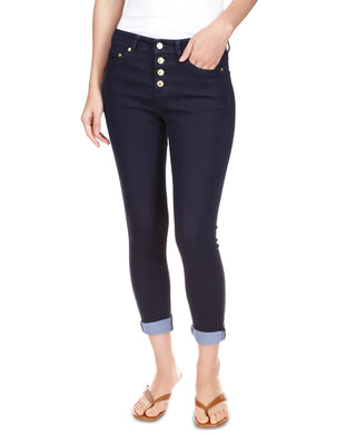 Calça jeans skinny Izzy feminina Michael Kors, azul, tamanho 16