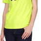 Camiseta feminina com logotipo Michael Kors, verde, tamanho pequeno