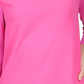 Blusa feminina Michael Kors em camadas, rosa, tamanho médio
