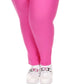 Leggings femininas Michael Kors de sarja elástica rosa tamanho 3X