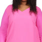 Top Michael Kors Feminino Mix Media Rosa Tamanho 1X