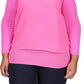 Top Michael Kors Feminino Mix Media Rosa Tamanho 3X