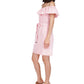 Vestido curto com cinto feminino Michael Kors rosa tamanho pequeno