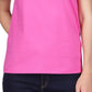 Camiseta feminina Michael Kors com logotipo de algodão, rosa, tamanho pequeno e pequeno