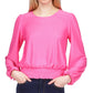 Blusa Michael Kors Feminina com Ilhós Falso Rosa Tamanho X-G
