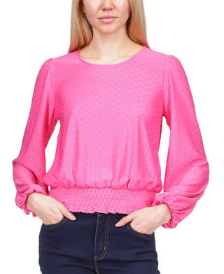 Blusa Michael Kors Feminina com Ilhós Falso Rosa Tamanho X-G