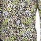 Blusa feminina Michael Kors estampada franzida verde tamanho médio