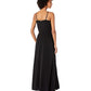 Vestido feminino Michael Kors com ilhós e detalhes em preto, tamanho extragrande