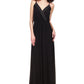 Vestido feminino Michael Kors com ilhós e detalhes em preto, tamanho extragrande