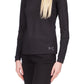 Top de malha feminino Michael Kors preto tamanho pequeno grande