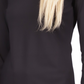 Top de malha feminino Michael Kors preto tamanho pequeno grande