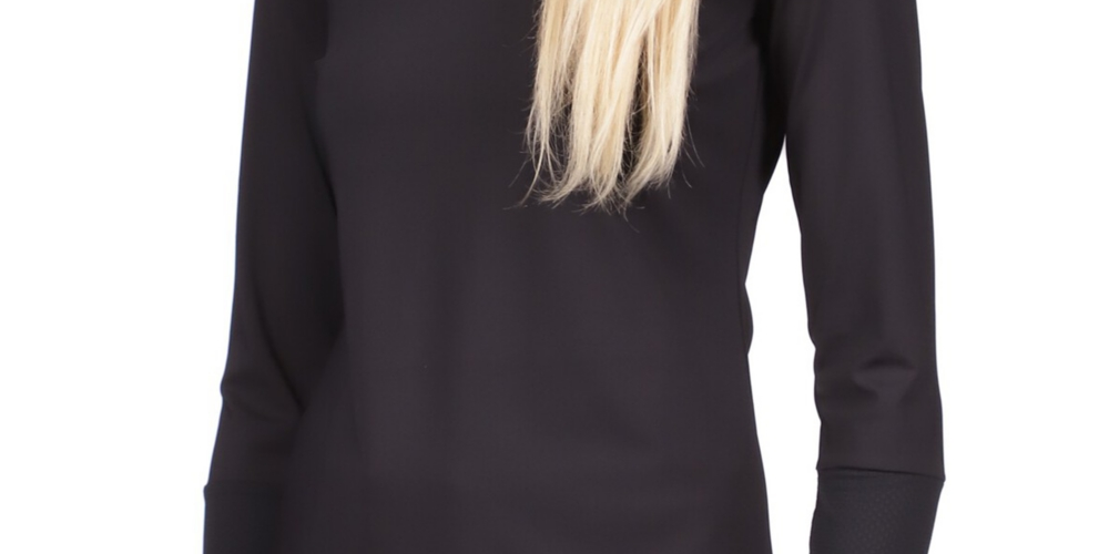 Top de malha feminino Michael Kors preto tamanho pequeno grande