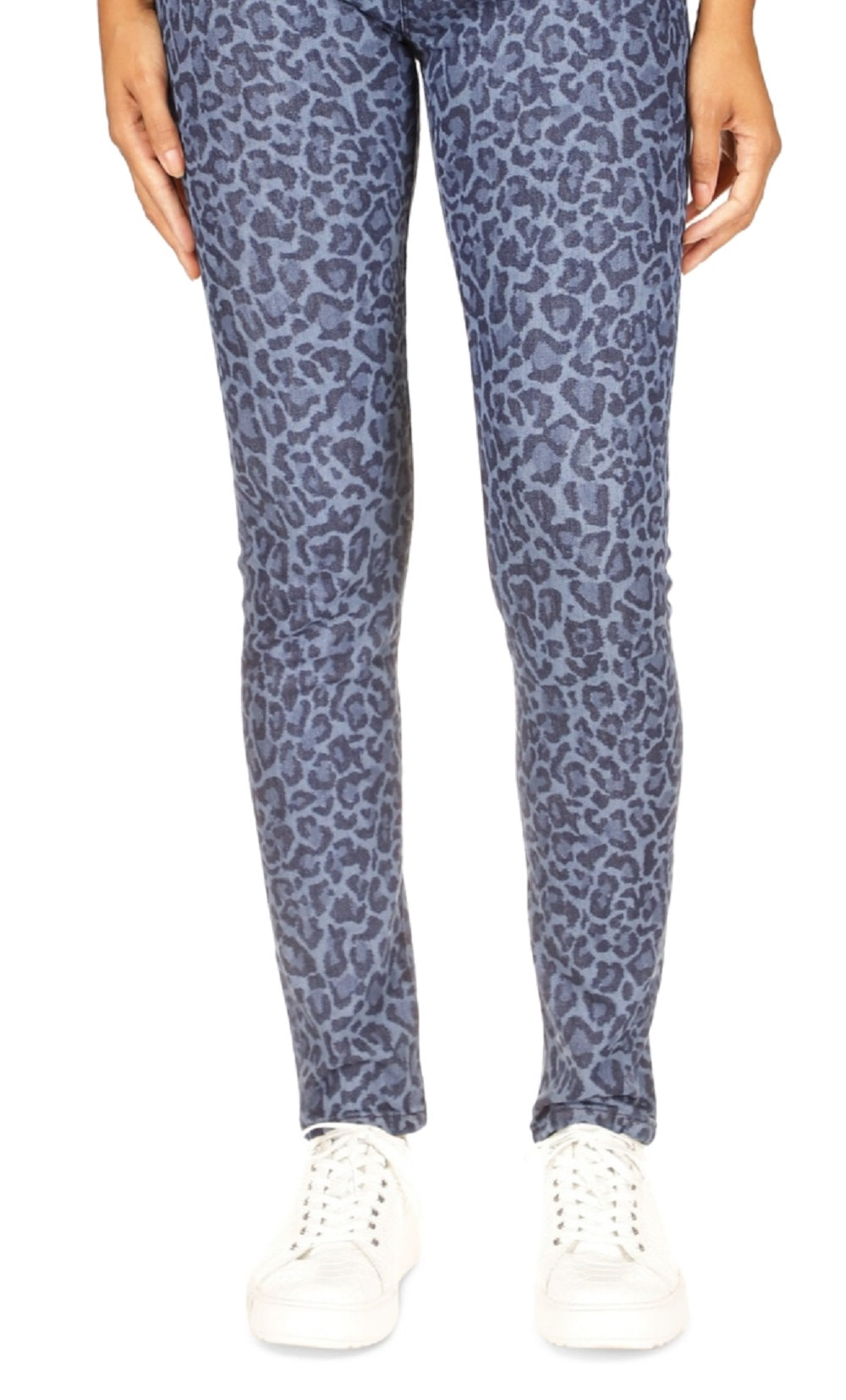 Calça Jeans Skinny Reta Selma Cintura Alta Feminina Michael Kors Azul