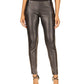 Calça skinny feminina Michael Kors Mix Media, preta, tamanho pequeno médio