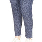 Calça jeans skinny feminina Michael Kors estampada de cintura alta, azul, tamanho 18W