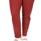 Calça jeans skinny Selma feminina Michael Kors vermelha tamanho 20W