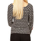 Blusa Michael Kors Feminina com Estampa Mod Rouched, Branca, Tamanho Médio