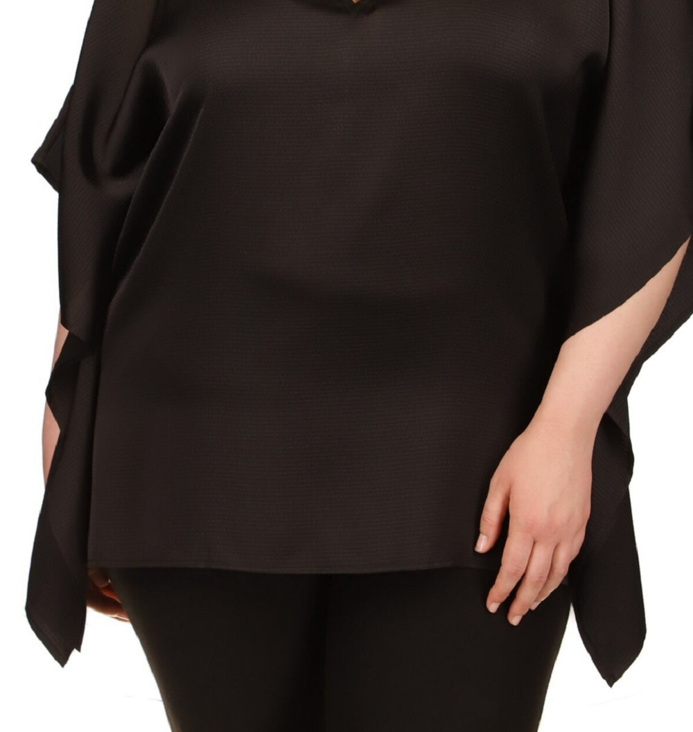 Michael Kors Túnica Feminina Ring Hardware Preta Tamanho 2X