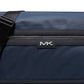 Bolsa mensageiro masculina Michael Kors com logotipo em gabardine sólido, azul, tamanho regular