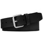 Cinto casual masculino Michael Kors com logotipo MK, preto, tamanho 30